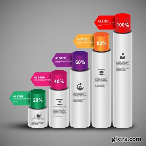 Infographics Design 22 - 25 EPS