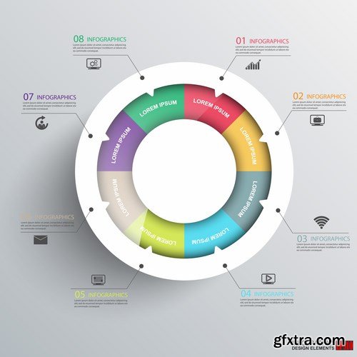 Infographics Design 22 - 25 EPS