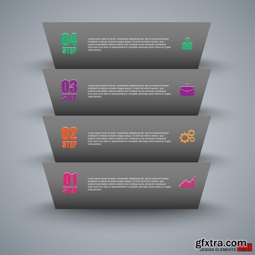 Infographics Design 22 - 25 EPS