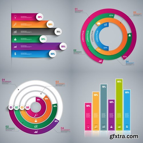 Infographics Design 22 - 25 EPS