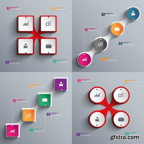 Infographics Design 22 - 25 EPS