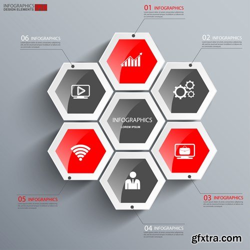 Infographics Design 22 - 25 EPS