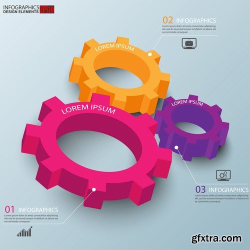 Infographics Design 22 - 25 EPS