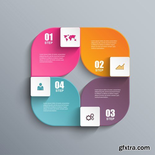 Infographics Design 22 - 25 EPS