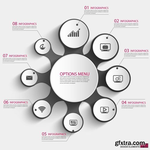 Infographics Design 23 - 25 EPS