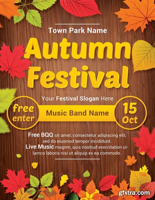 CM - Autumn Festival Flyer Template 412891