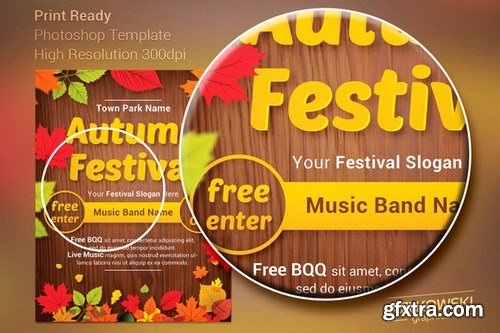 CM - Autumn Festival Flyer Template 412891