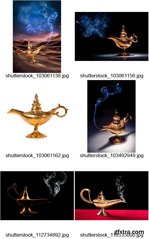 Amazing SS - Aladdin Magic Lamps, 25xJPGs