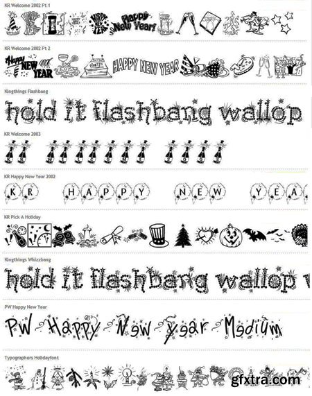 9 New Year 2016 Fonts