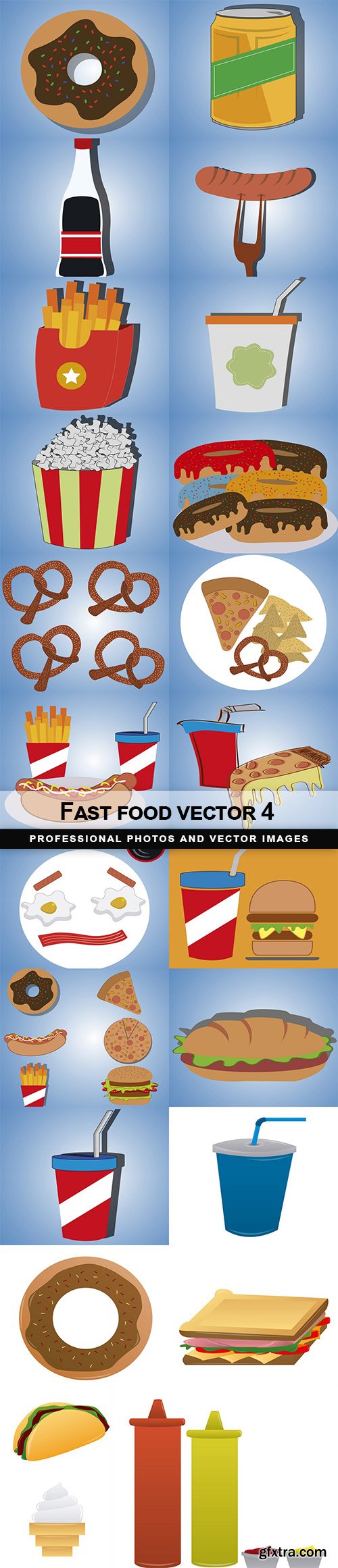 Fast food vector 4