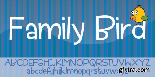 Family Bird Font Family 2xOTF