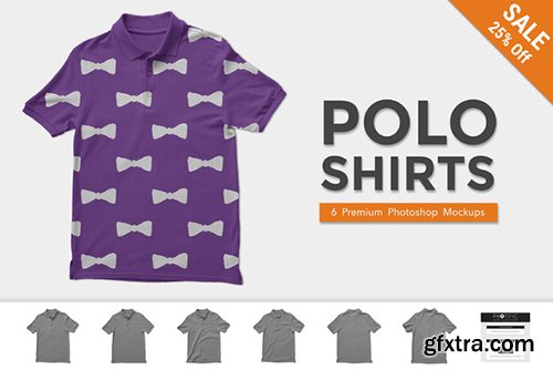 CreativeMarket Polo Shirt Mockups 478899
