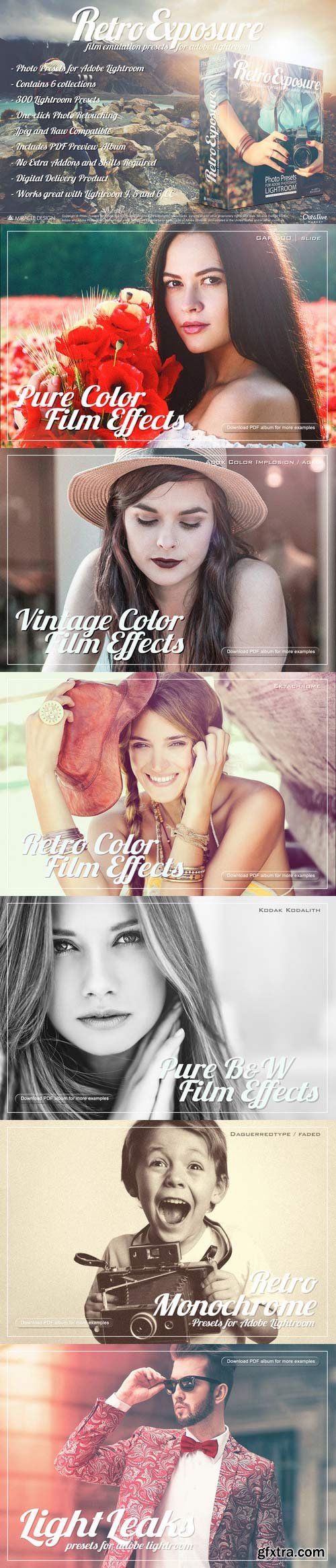 CM - Presets for Lightroom Retro Exposure 484060