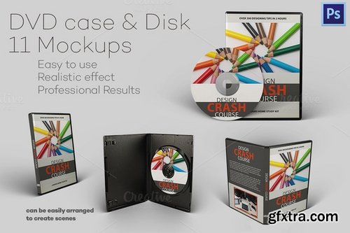 CM - DVD case &amp; Disk - 11 Mockups 483645