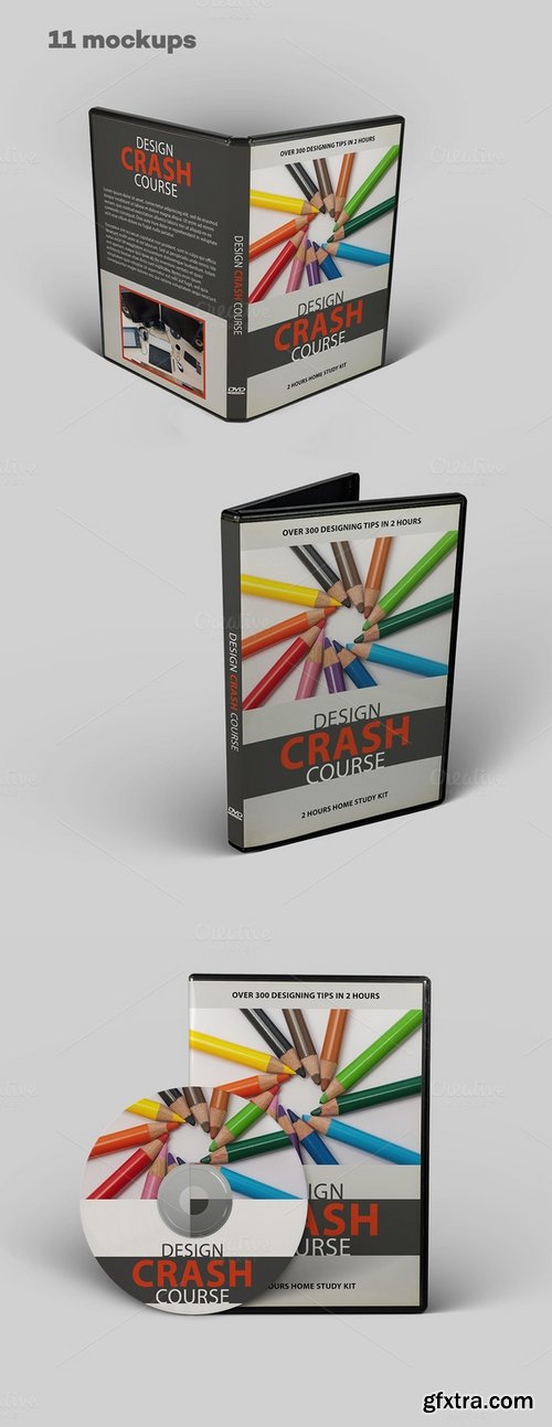 CM - DVD case &amp; Disk - 11 Mockups 483645