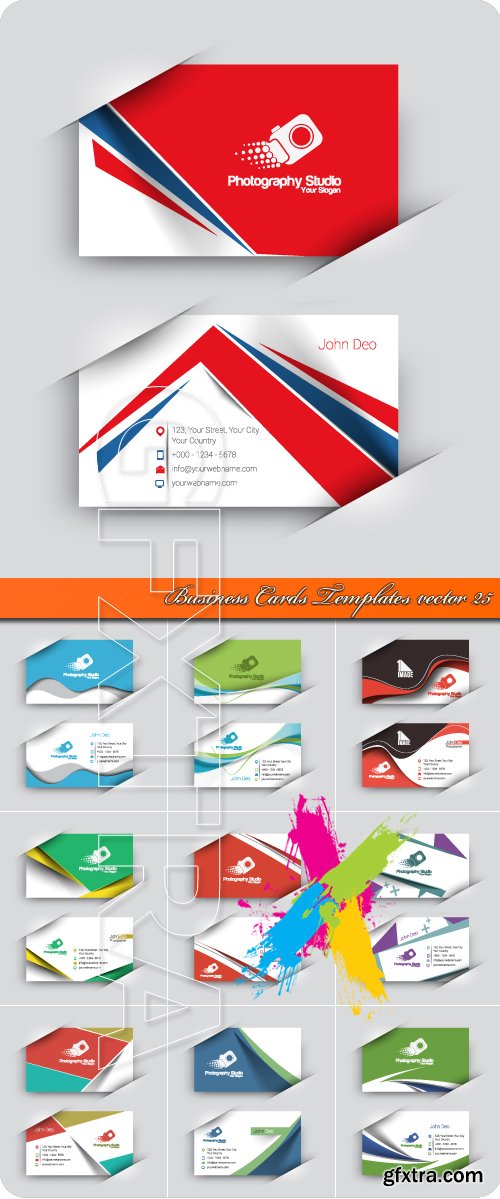 Business Cards Templates vector 25
