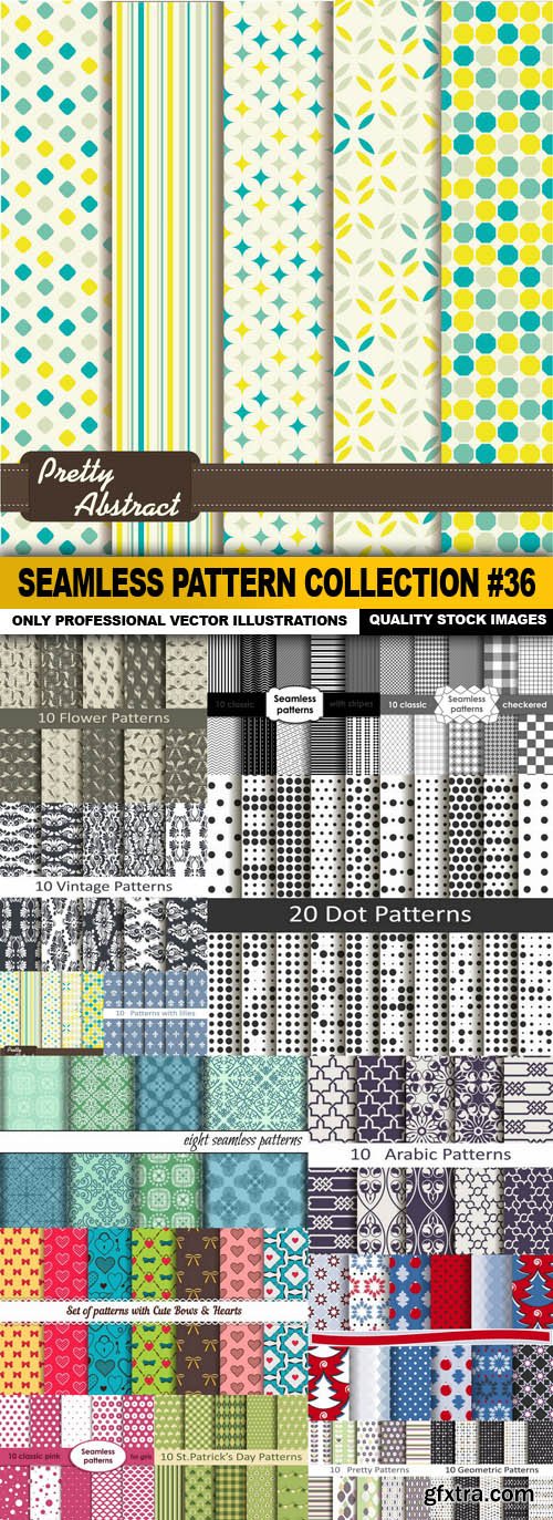 Seamless Pattern Collection #36 - 15 Vector