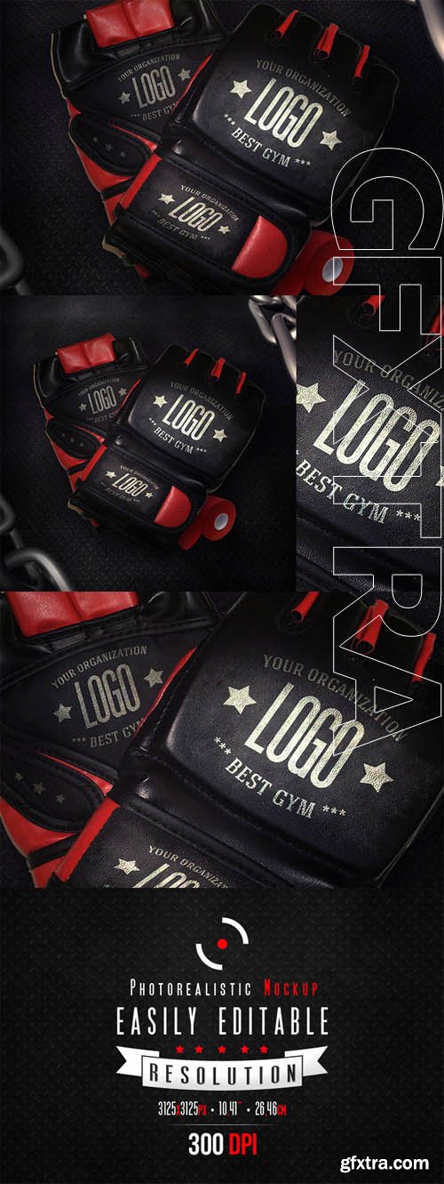 CM - MMA Gloves - Mockup 488513 CM - MMA Gloves - Mockup 488513