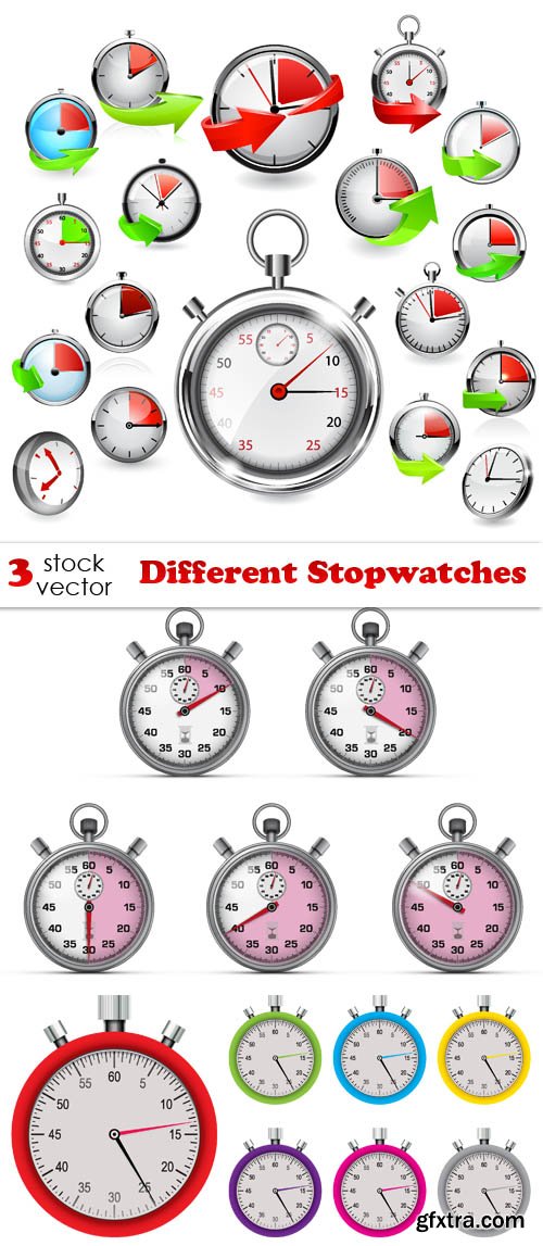 Vectors - Different Stopwatches