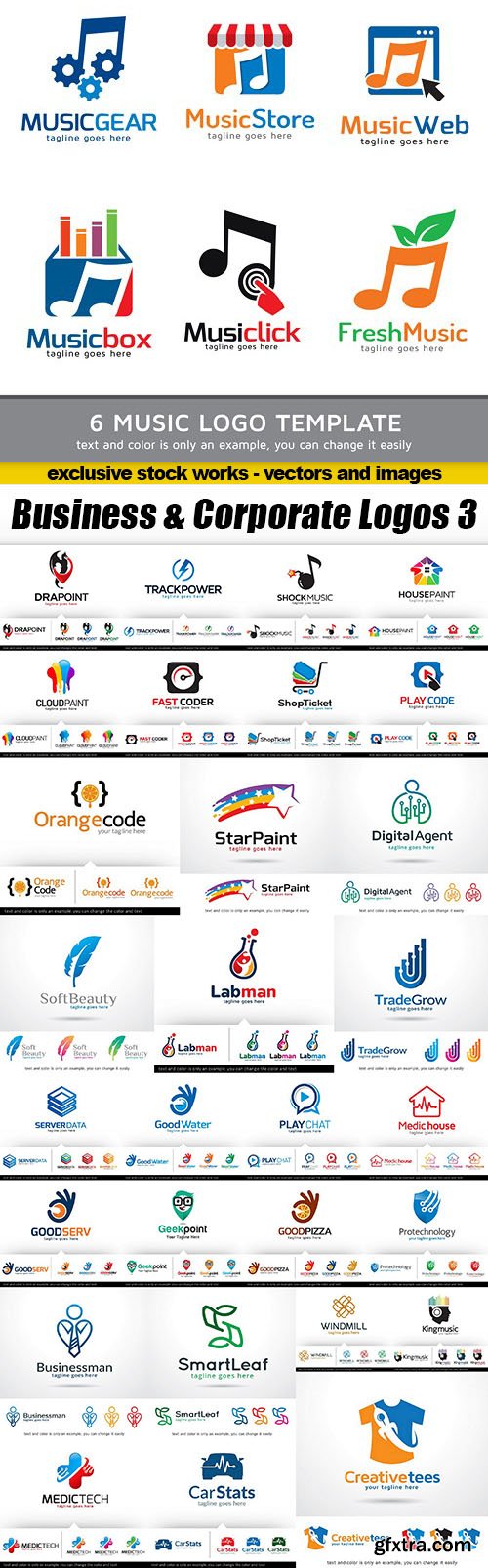 Business & Corporate Logos 3 - 30xEPS, AI