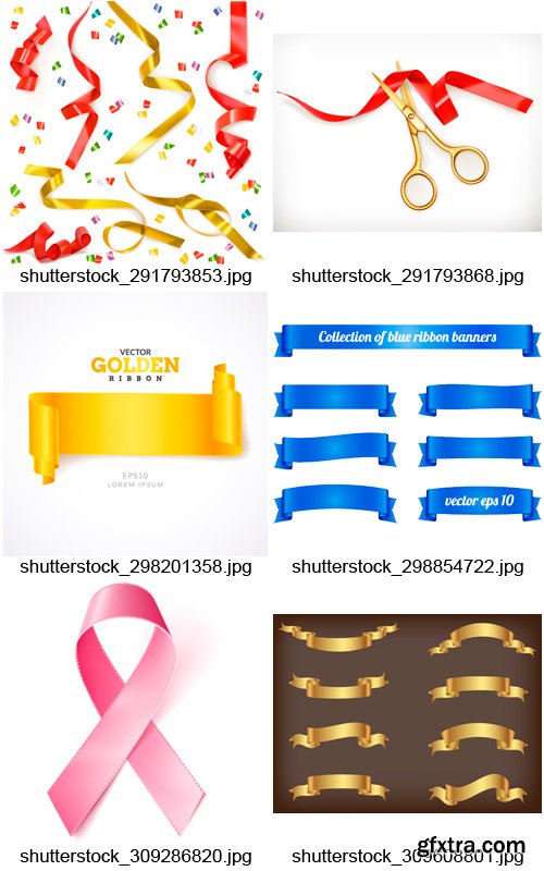 Amazing SS - Ribbons &amp; Banners 2, 25xEPS