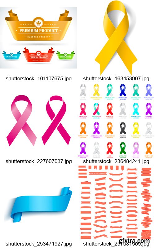 Amazing SS - Ribbons &amp; Banners 2, 25xEPS