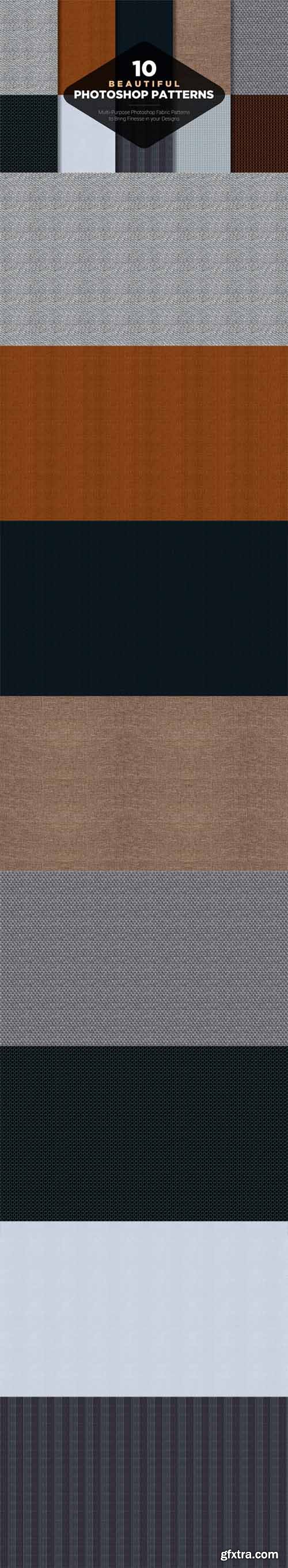 Photoshop Patterns – A Selection of 10 Seamless Fabrics Photoshop Patterns – A Selection of 10 Seamless Fabrics