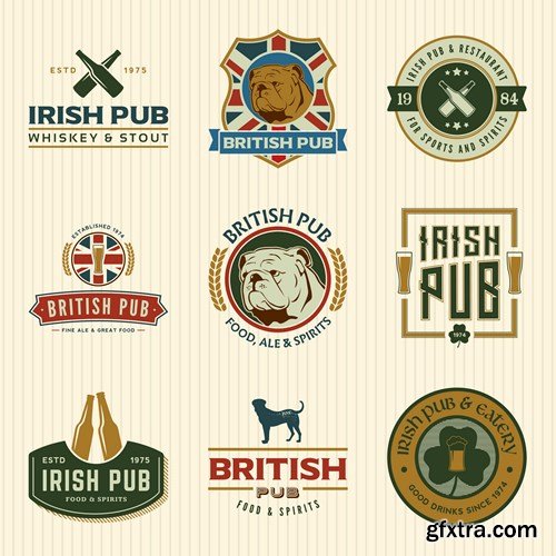 Labels & Badges Vector Series 4 - 19xEPS