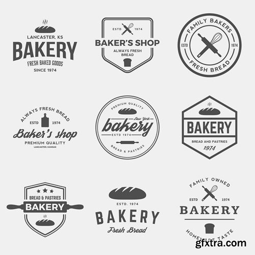 Labels & Badges Vector Series 4 - 19xEPS