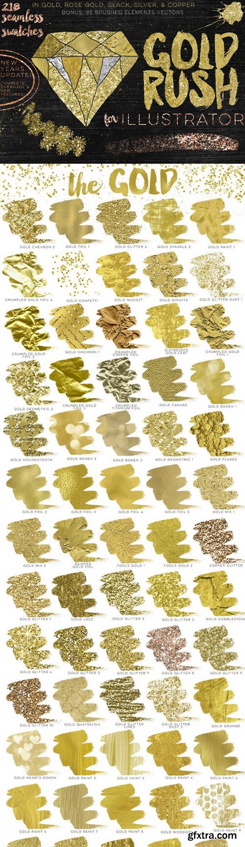 CM - Gold Rush For Illustrator 293364