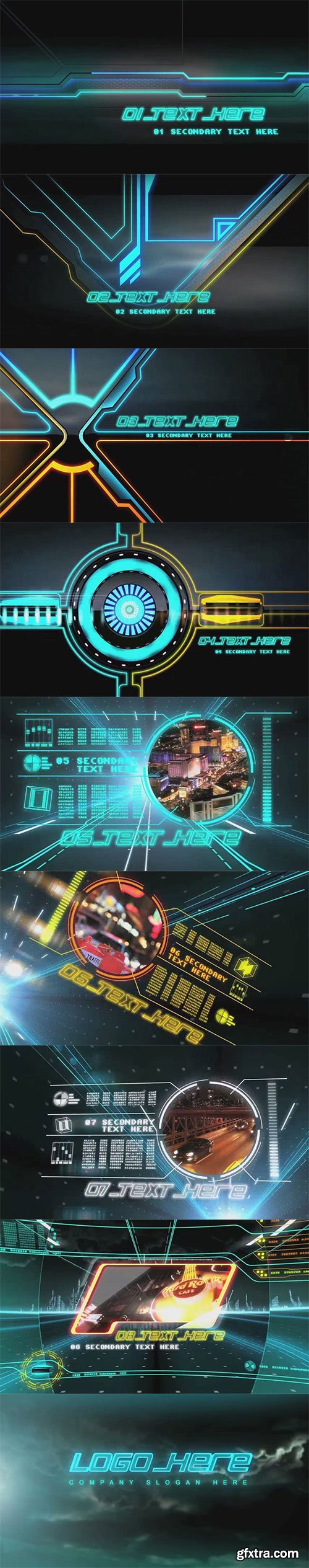 Tron Ignition After Effects Template