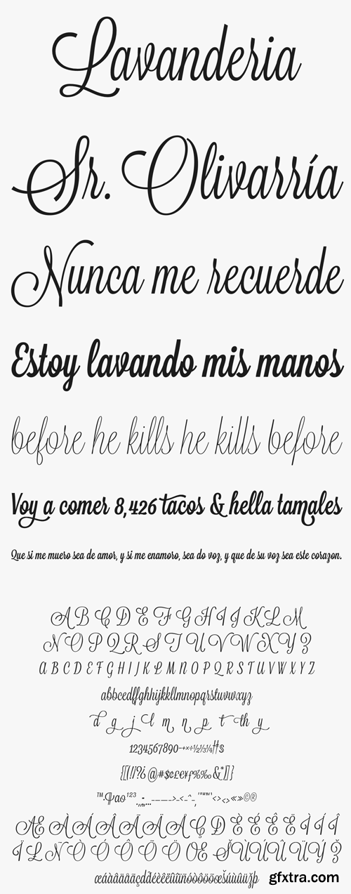 Lavanderia Font Lavanderia Font