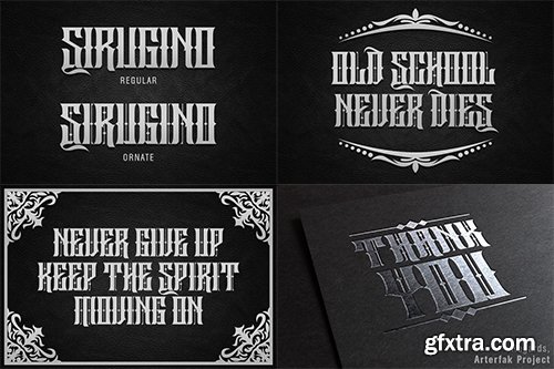 CreativeMarket Sirugino Font 492353