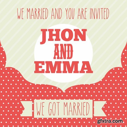 Love card design 3 - 25 EPS