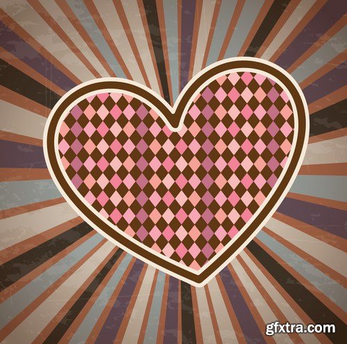 Love card design 3 - 25 EPS