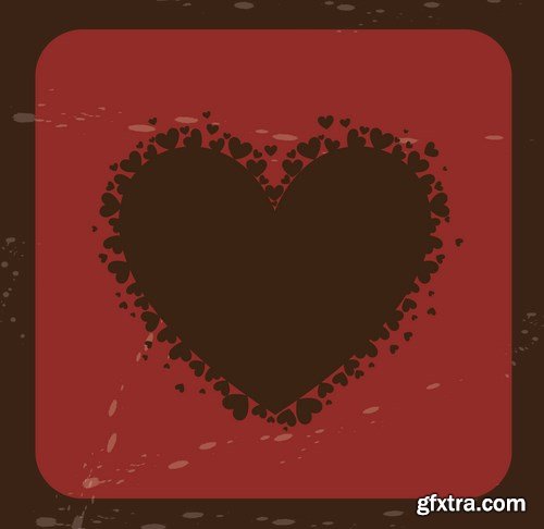 Love card design 3 - 25 EPS