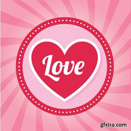 Love card design 3 - 25 EPS