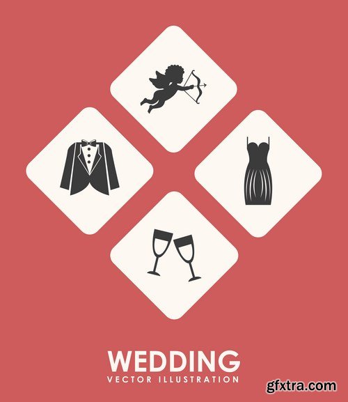 Love card design 5 - 25 EPS