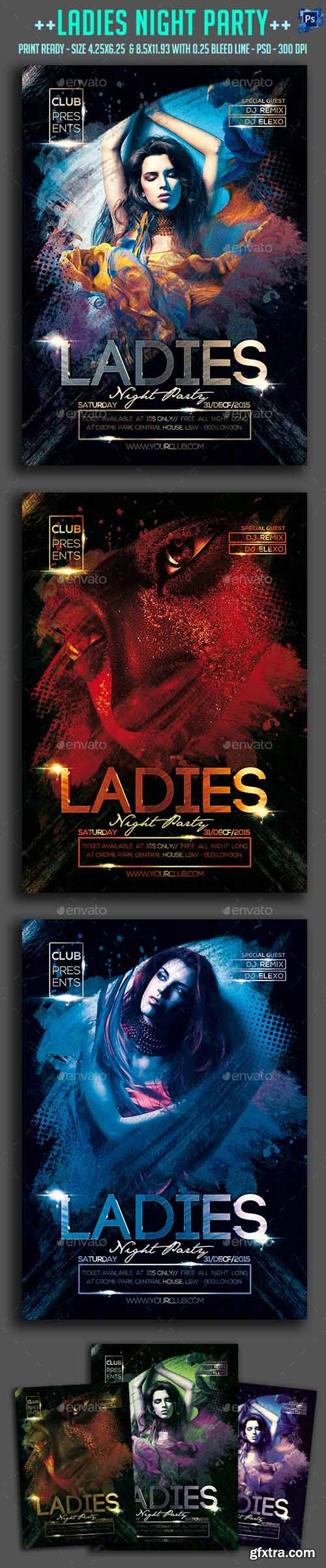 GR - Ladies Night Party Flyer 14462027