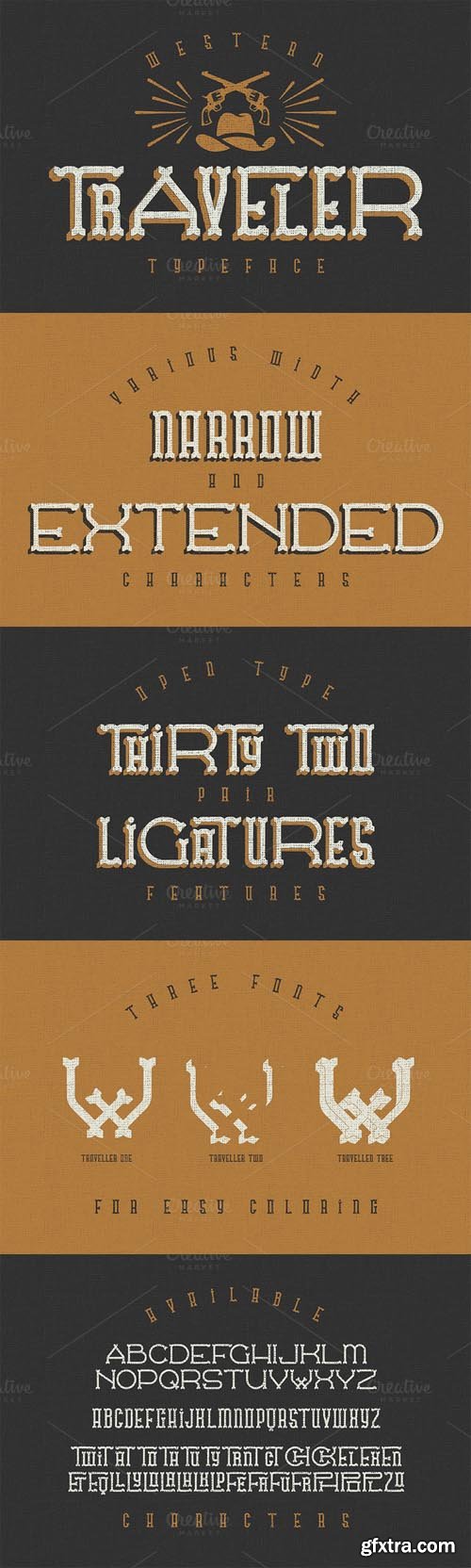 CM - Traveler typeface 307929 CM - Traveler typeface 307929