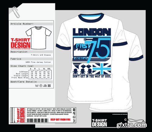 T-Shirts Design 4, 25xEPS