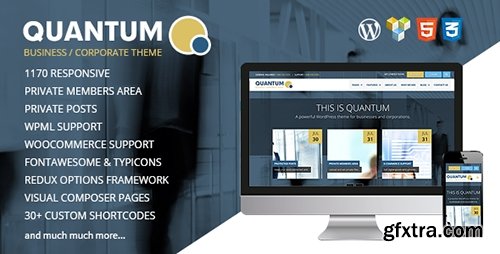 ThemeForest - QUANTUM v1.9.1 - Responsive Business WordPress Theme - 8548354