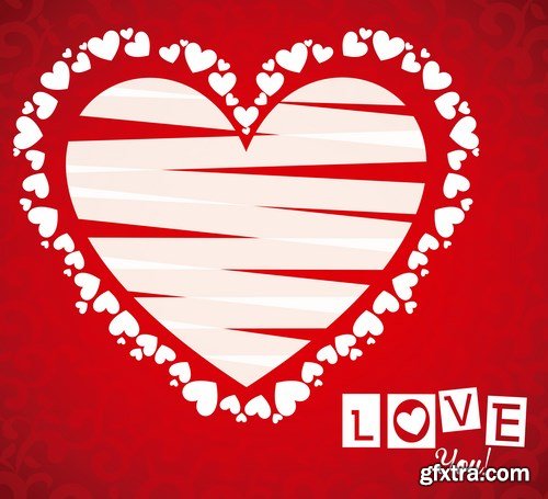 Love card design 8 - 25 EPS