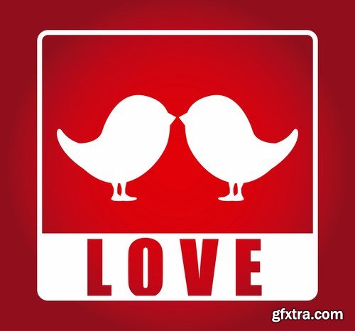 Love card design 8 - 25 EPS