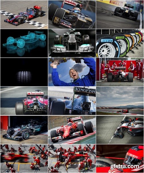 Collection of a Formula 1 car pit stop race motor racing circuit 25 HQ Jpeg
