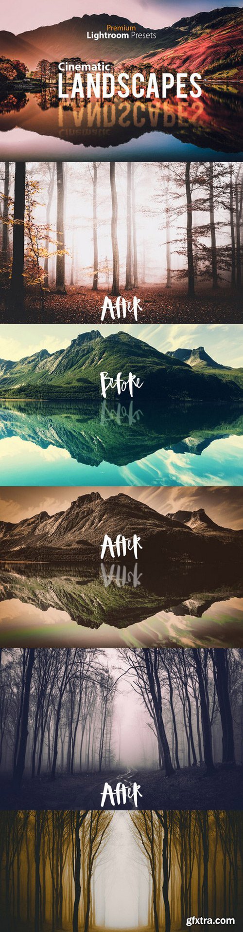 CM - Cinematic Landscape Lightroom Preset 502542