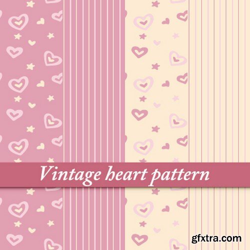 Valentine's Day Exclusive Patterns - 6 EPS Valentine's Day Exclusive Patterns - 6 EPS