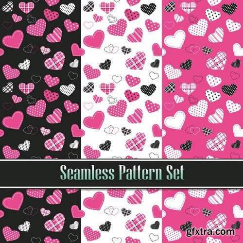Valentine's Day Exclusive Patterns - 6 EPS Valentine's Day Exclusive Patterns - 6 EPS