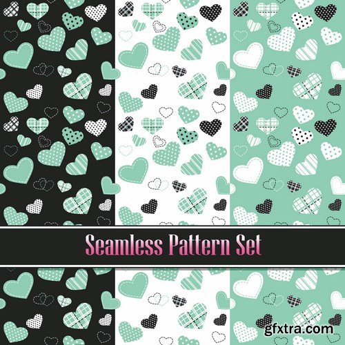 Valentine's Day Exclusive Patterns - 6 EPS Valentine's Day Exclusive Patterns - 6 EPS