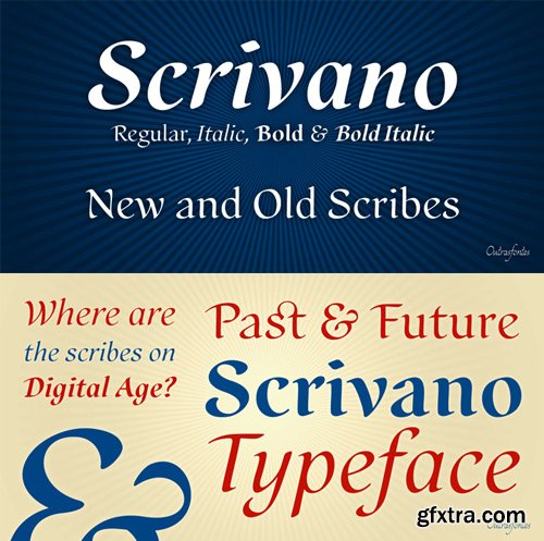 Scrivano Font Family $69